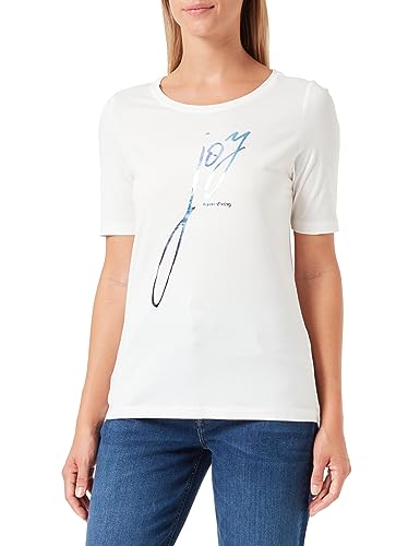 s.Oliver Sales GmbH & Co. KG/s.Oliver T-shirt damski z krótkim rękawem, biały, 40