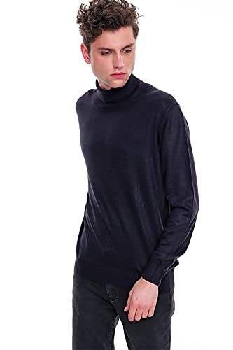 Bonamaison Men's TRMRVN100072 sweter męski, granatowy, XXL
