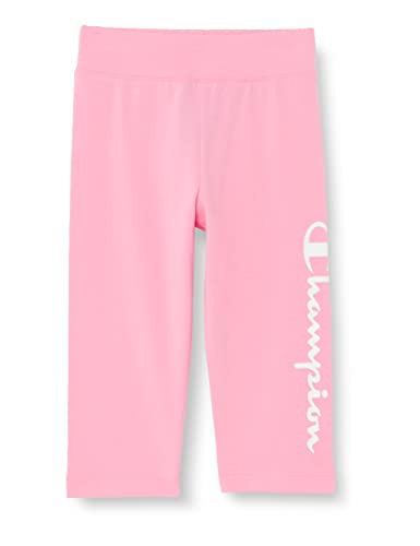 Champion Dziewczęce i dziewczęce Legacy American Classics Logo 3/4 legginsy, różowy (Hot Pink), 13-14 lat