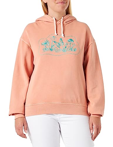 Replay Damska bluza z kapturem W3045, 267 Pagoda RED, M, 267 Pagoda Red, M