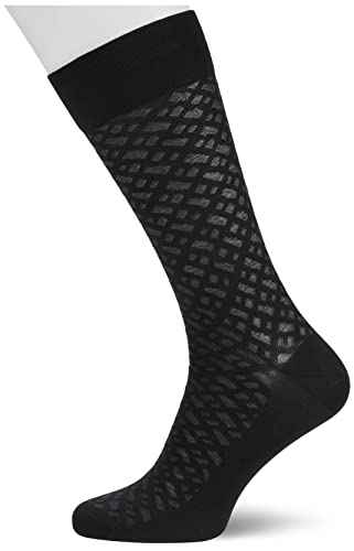 BOSS Skarpety męskie RS Allover B MC, ciemnoniebieskie 401, 39-42