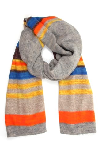 collezione alessandro Szalik Bea przytulny miękki o wyglądzie sztywnego 200 cm x 50 cm, żółty, jeden rozmiar