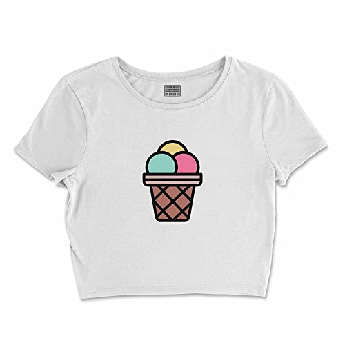 Bona Basics, Koszulka damska z nadrukiem cyfrowym,%100 bawełna, biała, casualowa, topy damskie, rozmiar: XL, biały, XL Krótki