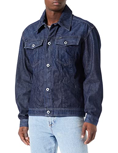 G-STAR RAW Flight Combat Jacket Męska kurtka, Niebieski (noszony w oceanie reef B988-D348), L