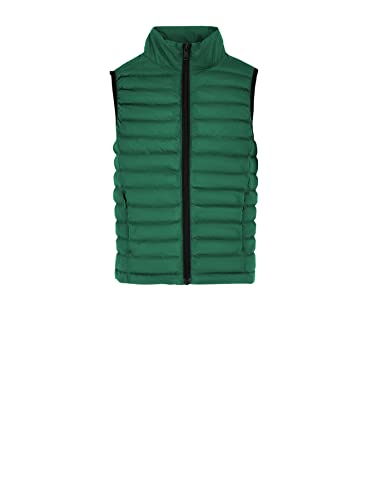 ECOALF, kamizelka dziecięca Cardiffalf, poliester z recyklingu z wysokim kołnierzem wypełniaczem Fellex, ultralekka i wygodna kamizelka dla dzieci, Zielony, 6 lat