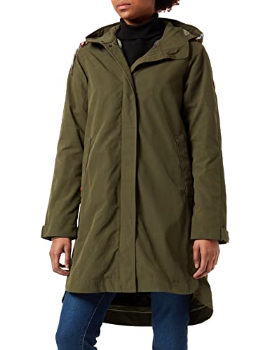 Camel Active Womenswear 3100316F15 płaszcz damski, oliwkowy, 48