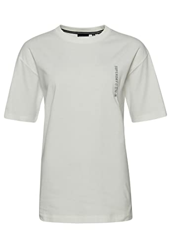Superdry Damska koszulka Code Cl Linear Loose Tee, Chmura Nimbus, L