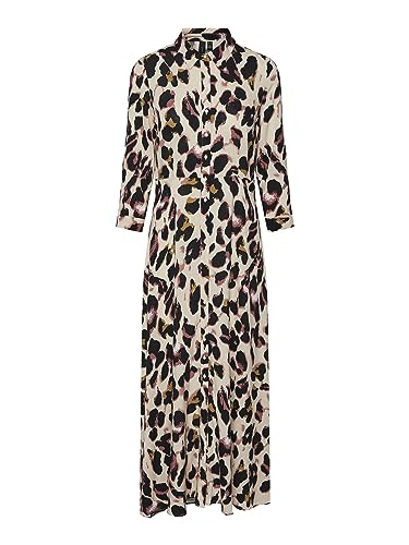 YAS Damska koszulka Yassavanna S. Noos Long Dresses, Mellow Rose, S