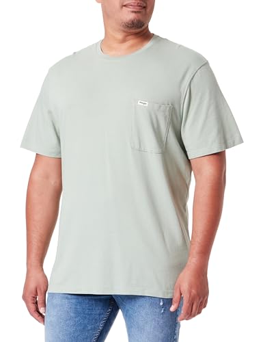Wrangler Koszulka męska Pocket Tee, Green Milieu, XL
