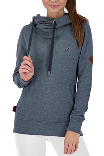 alife & kickin Damska bluza z kapturem Sarahak A, morski, L
