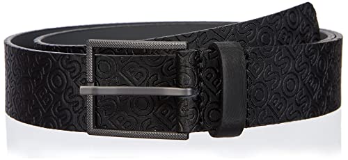 BOSS Pasek męski, czarny1, 90