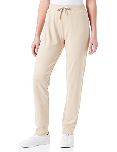 Champion Damskie spodnie dresowe Legacy American Classics C-Logo Rib Cuff, Taupe Brown, M