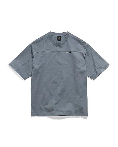 G-STAR RAW Boxy Base 2.0 R T T-shirt męski, szary (Axis D23726-c336-5781), XXL