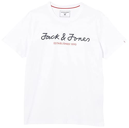JACK & JONES T-shirt męski, Four Leaf Clover/Pack:fourleafclover+white+navyblazer, S
