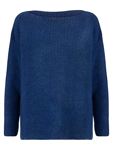 APART Fashion Sweter damski, niebieski, 40 krótki