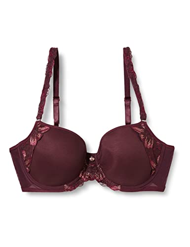 Triumph Women's Freesia Florale WP biustonosz, Deep Burgundy, 75C