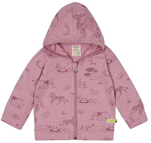 loud + proud Dziewczęca z nadrukiem, kurtka z certyfikatem GOTS, Aster, 122/128, Aster, 122/128 cm