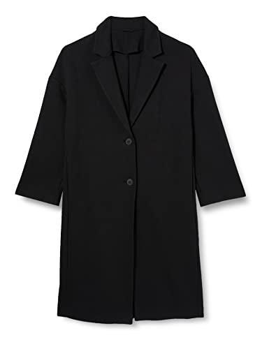 United Colors of Benetton Damski płaszcz 28mvdn00e, czarny 100, S, czarny 100, S
