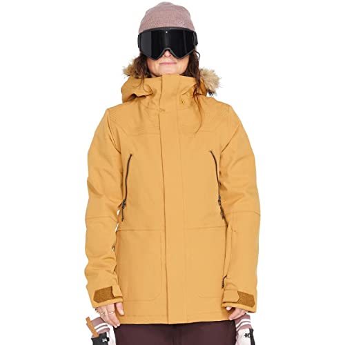 Volcom Damska kurtka Shadow Ins, karmelowa, L, karmel, L