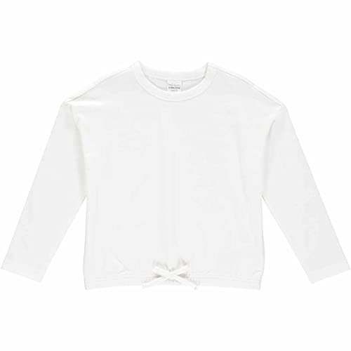 Fred's World by Green Cotton Dziewczęce Alfa Volume L/S T T-shirty i topy, biały, 128 cm