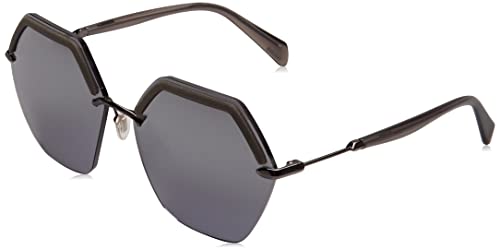 Police Unisex SPLD37 okulary przeciwsłoneczne, czarne, 61, czarny, 61