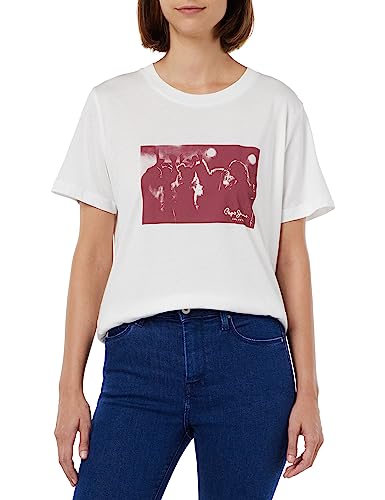 Pepe Jeans Damska koszulka Betty, Biały (biały), L