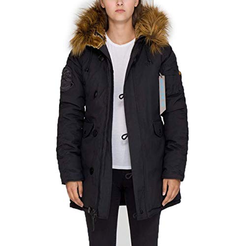 ALPHA INDUSTRIES Explorer Wmn kurtka damska, czarny (Black 03), XS