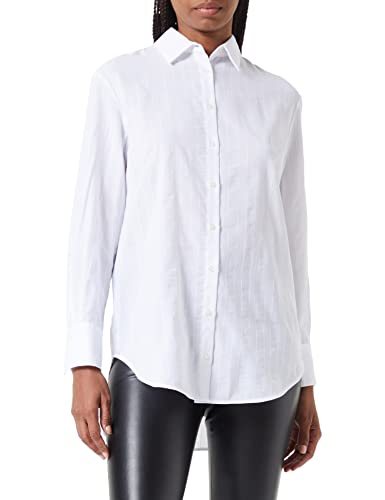 Sisley Koszulka damska 53LBLQ01T, biała 101, L