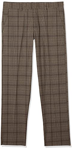 JACK & JONES Jpstkane Jjjerry Chino Nor Cbo spodnie chinosy męskie, Beżowy/Checks: beżowy Check, 34W / 32L