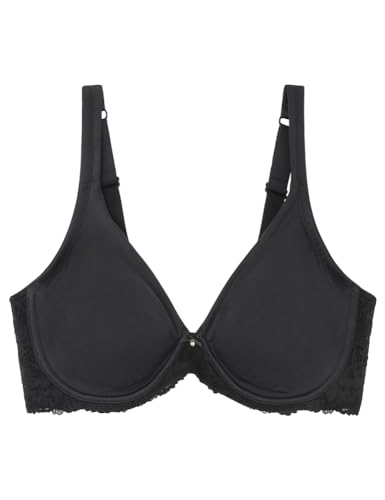 Women'secret Real Biustonosz Reduktor z obręczą Czarny, czarny, 85C