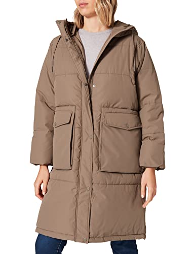 VERO MODA Damska kurtka długa, watowana, Bungee Cord, S