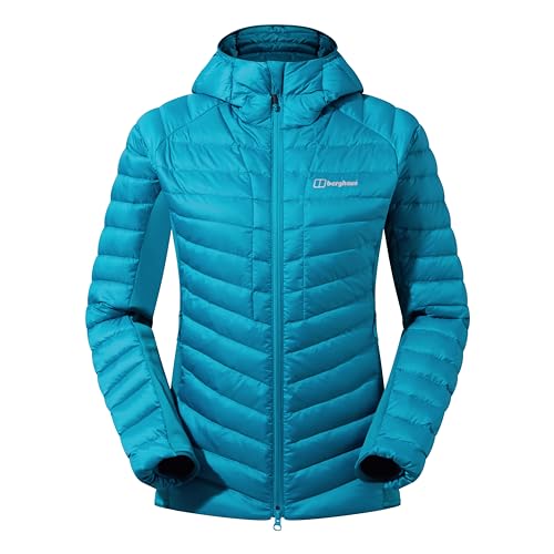 Berghaus Damska bluza z kapturem Tephra Stretch Reflect 2.0, Klejnot dżungli, 42