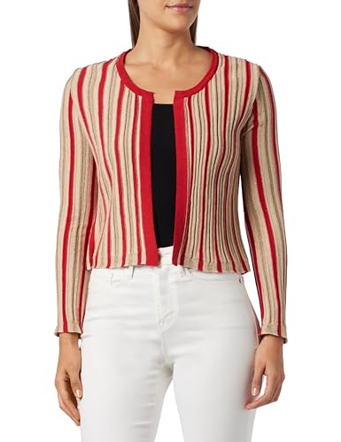 nascita Kardigan damski 11026972-NA03, czerwony wielokolorowy, XS, czerwony, wielokolorowy., XS