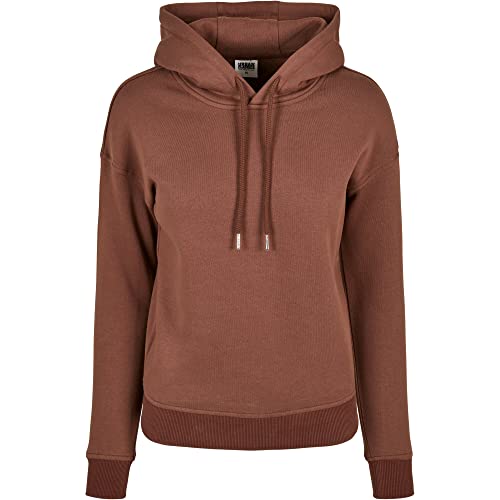 Urban Classics Damski sweter z kapturem Organic Hoody z naturalnej bawełny organicznej, górna część ze 100% bawełny organicznej, rozmiary od XS do 5XL, Bark, L