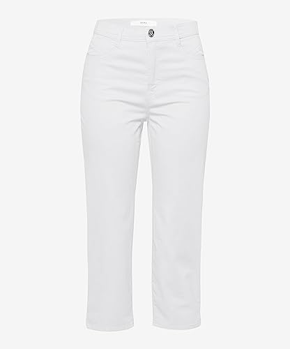 BRAX Damskie spodnie Style Mary C ultralekkie bawełniane spodnie, białe, 38, biały, 29W / 32L