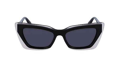 Calvin Klein Damskie okulary przeciwsłoneczne CKJ23656S, czarny kryształ, jeden rozmiar, Czarny kryształ, Rozmiar uniwersalny