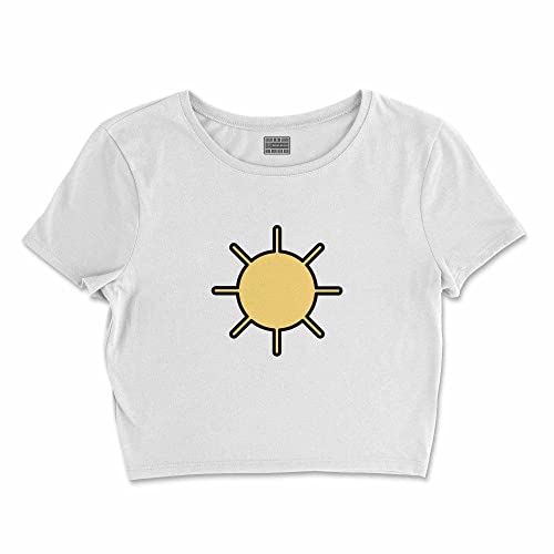 Bona Basics, Koszulka damska z nadrukiem cyfrowym,%100 bawełna, biała, casualowa, topy damskie, rozmiar: XL, biały, XL Krótki