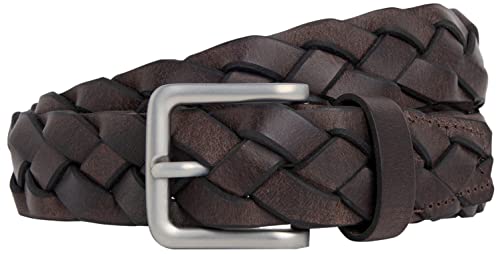 Hackett London Męski pasek do warkocza Lthr, Ciemny brąz, XL