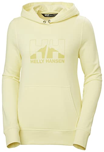 Helly Hansen Damska bluza z kapturem Nord Graphic, 333 wyblakły żółty melanż, XL