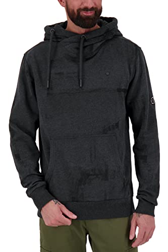 Alife and Kickin JohnsonAK B bluza męska z kapturem, sweter S-XXXL, Moonless Melange, M, Moon less melanż