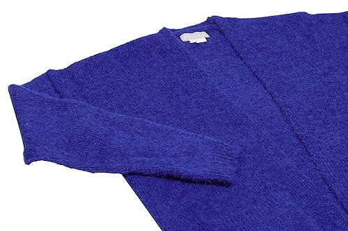 Jalene Damska kurtka z dzianiny z dekoltem w serek i wzorem vintage nylon królewski niebieski rozmiar XS/S, niebieski (Royal Blau), XS