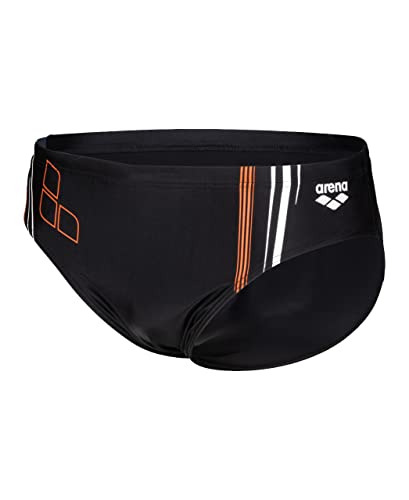 arena męskie szorty z grafiką slip, czarne, 56 męskie, czarny