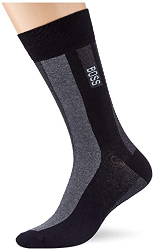 BOSS Męskie skarpety Rs Graphic Block Cc, czarny (Black1), 43/46 EU