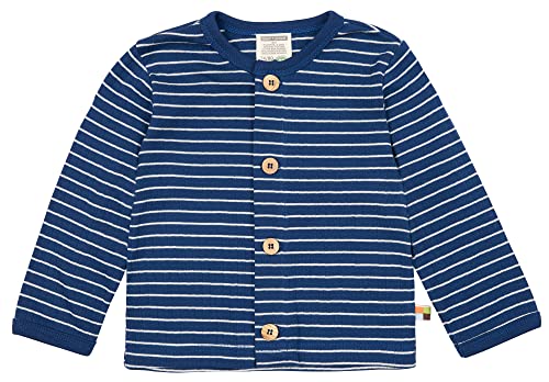 loud + proud Unisex Derby Rib, kurtka z certyfikatem GOTS, ultramaryna, 74/80