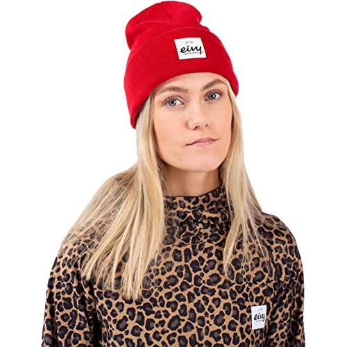 Eivy czapka damska watch beanie, czerwony (True Red), jeden rozmiar