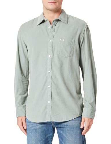 Wrangler Koszulka męska, Green Milieu, XL