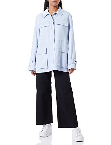 Tommy Hilfiger Tencel Twill Shacket kurtka damska, Breezy Blue, 34
