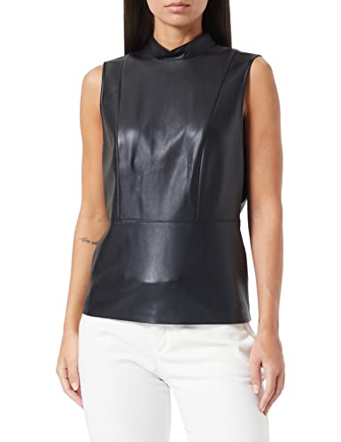Sisley Womens 5MTMLQ01Q Top, Black 100, L