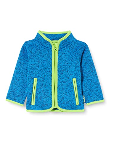 Playshoes Unisex dziecięca kurtka polarowa, niebieski, 74