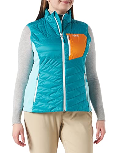 Jack Wolfskin Damska kamizelka Routeburn W, ciemny niebieskoszary, XS